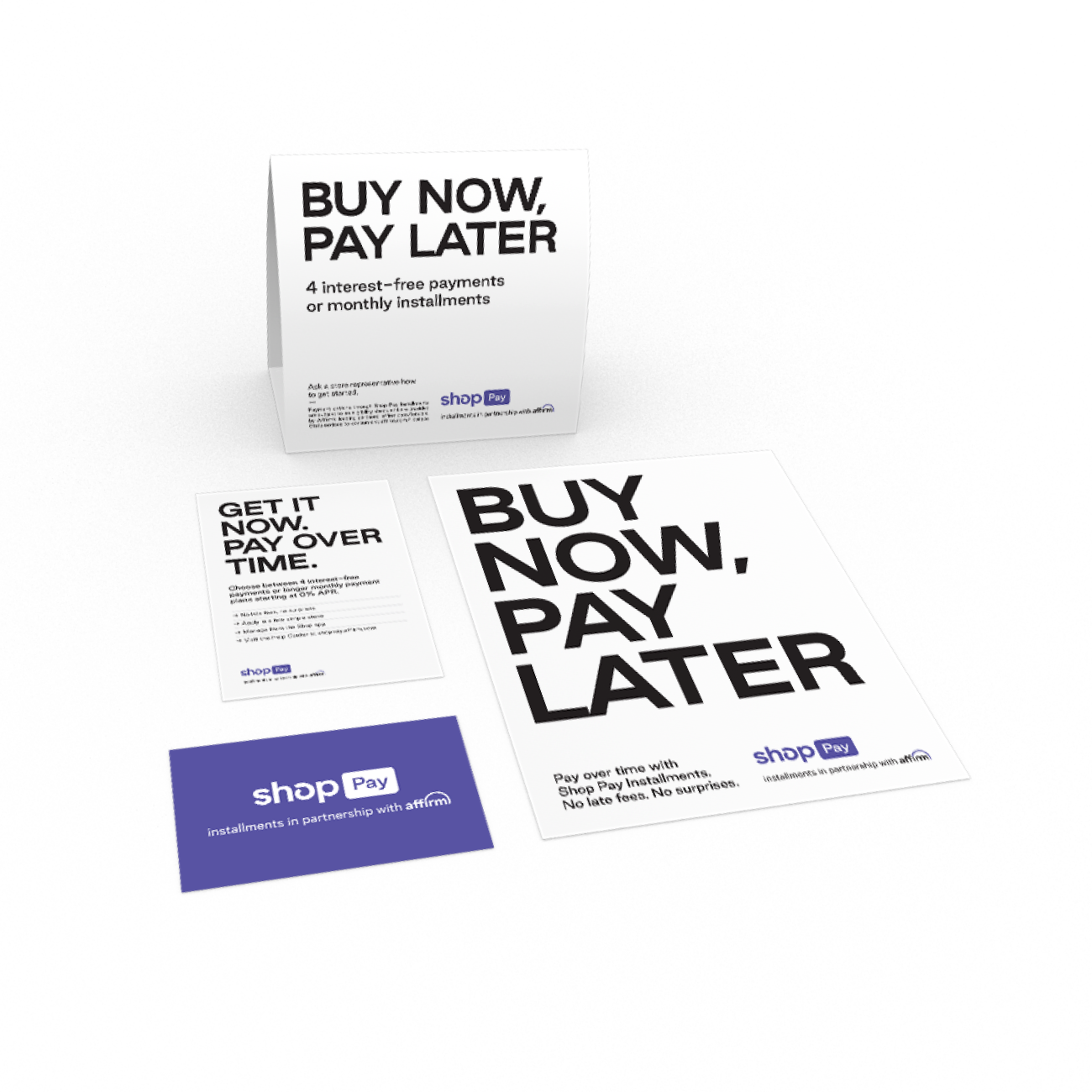 Marketingkit voor Shop Pay-termijnbetalingen