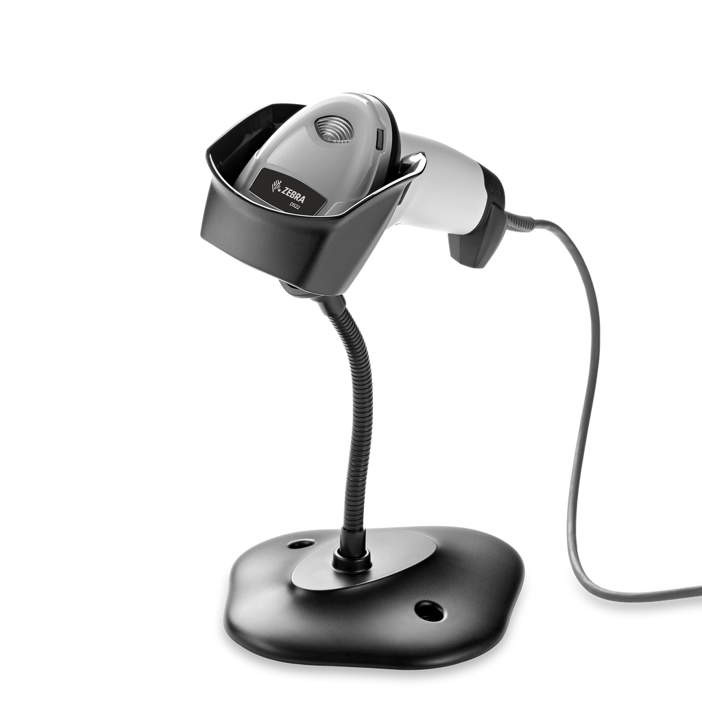 Zebra 2D USB Barcode Scanner with Stand (DS2208) 2D USB scanner with stand