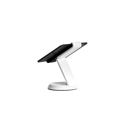 Bouncepad Eddy Tablet Stand white adjustable countertop stand