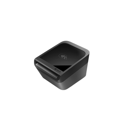 Shopify Tap & Chip Card Reader with Dock (US only) contactless and chip payment system alternate angle